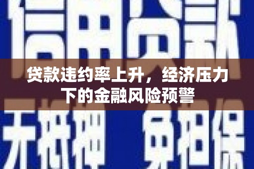 中站贷款违约率上升，经济压力下的金融风险预警