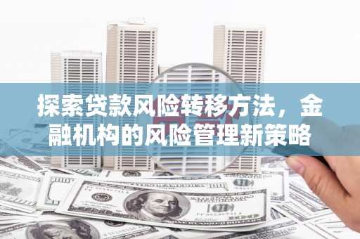 中站探索贷款风险转移方法，金融机构的风险管理新策略
