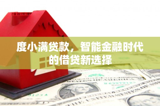 中站度小满贷款，智能金融时代的借贷新选择
