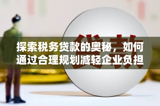 中站探索税务贷款的奥秘，如何通过合理规划减轻企业负担