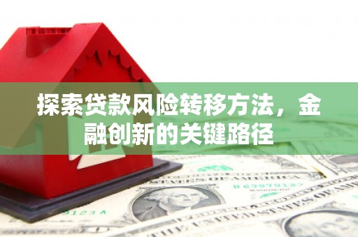 中站探索贷款风险转移方法，金融创新的关键路径