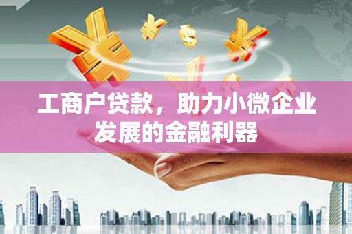 中站工商户贷款，助力小微企业发展的金融利器