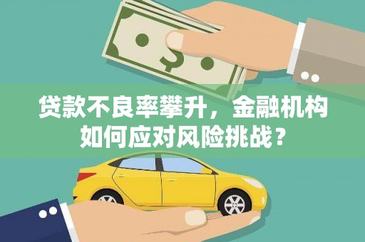 中站贷款不良率攀升，金融机构如何应对风险挑战？