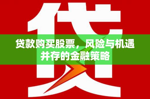 中站贷款购买股票，风险与机遇并存的金融策略