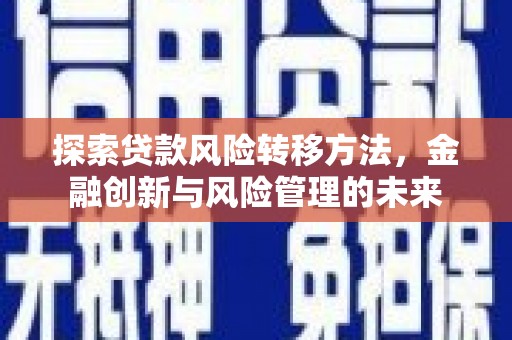 中站探索贷款风险转移方法，金融创新与风险管理的未来
