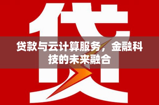 中站贷款与云计算服务，金融科技的未来融合