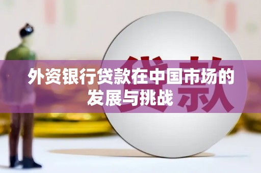 中站外资银行贷款在中国市场的发展与挑战
