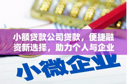 中站小额贷款公司贷款，便捷融资新选择，助力个人与企业成长