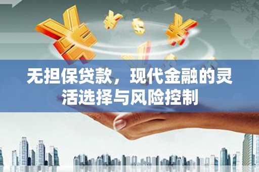 中站无担保贷款，现代金融的灵活选择与风险控制