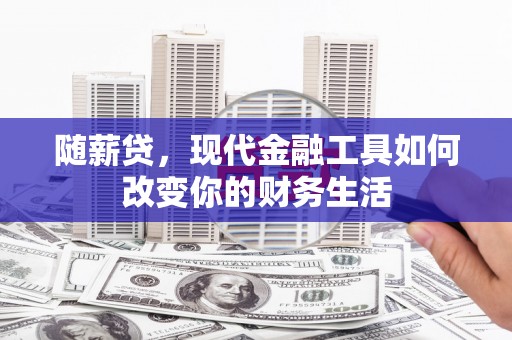 中站随薪贷，现代金融工具如何改变你的财务生活