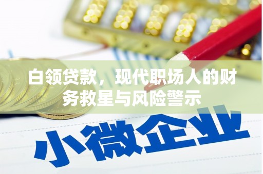 中站白领贷款，现代职场人的财务救星与风险警示
