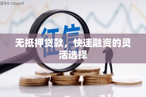 中站无抵押贷款，快速融资的灵活选择