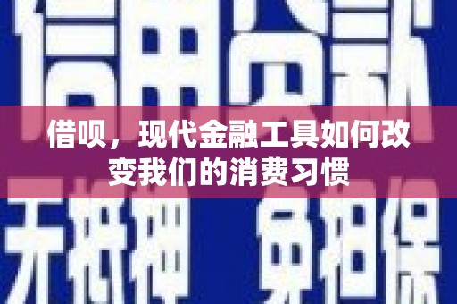 中站借呗，现代金融工具如何改变我们的消费习惯