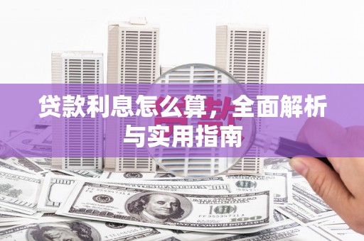 中站贷款利息怎么算，全面解析与实用指南