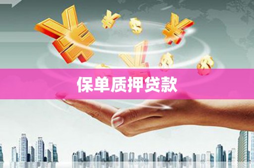 中站保单质押贷款