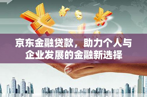 中站京东金融贷款，助力个人与企业发展的金融新选择