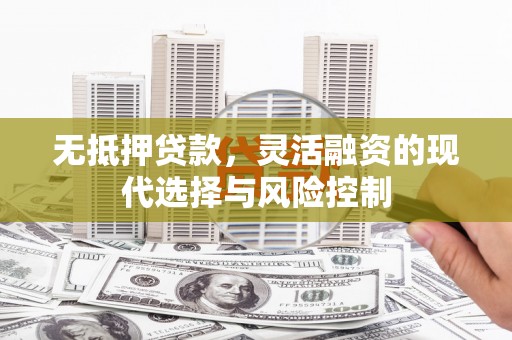 中站无抵押贷款，灵活融资的现代选择与风险控制