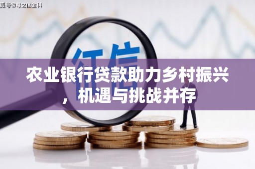 中站农业银行贷款助力乡村振兴，机遇与挑战并存