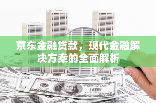 中站京东金融贷款，现代金融解决方案的全面解析