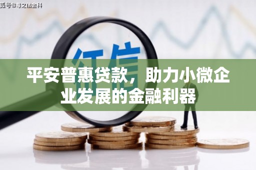 中站平安普惠贷款，助力小微企业发展的金融利器