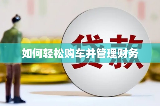 中站如何轻松购车并管理财务