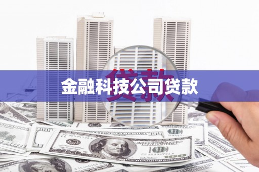 中站金融科技公司贷款